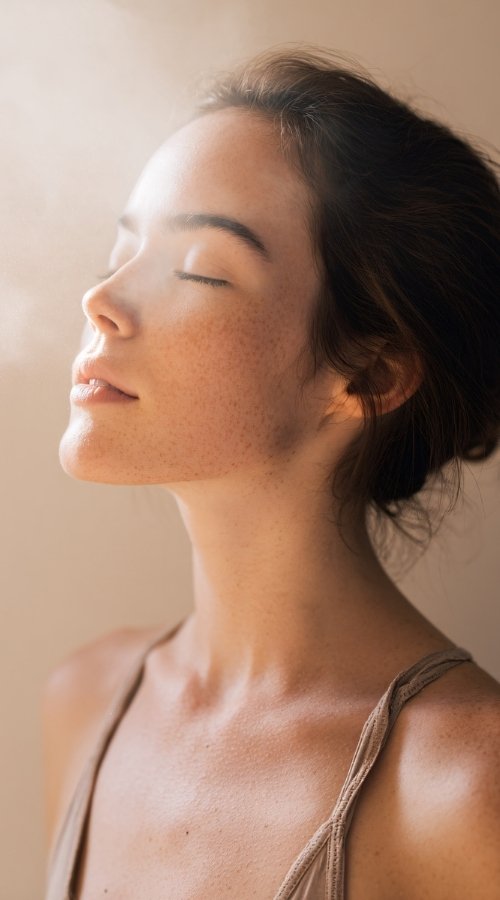 selbsterfahrungswoche Frau atmet