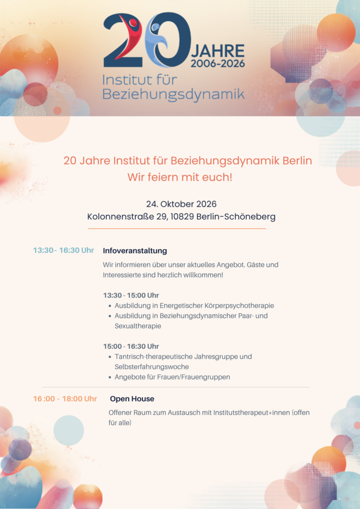 Einladung zum Institutsjubiläum